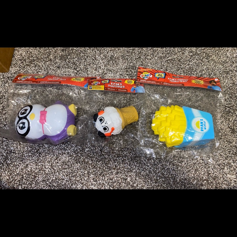 BRAND NEW ryan’s world squishies